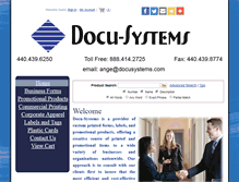 Tablet Screenshot of docusystems.com